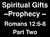 Spiritual Gifts Prophecy. Romans 12:6-8 Part Two