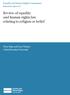 Review of equality and human rights law relating to religion or belief