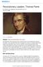 Revolutionary Leaders: Thomas Paine