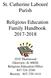 St. Catherine Labouré Parish. Religious Education Family Handbook