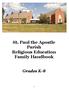 St. Paul the Apostle Parish Religious Education Family Handbook
