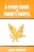 A Study Guide to Mark's. Gospel