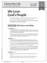 We Love God s People. Christ Our Life NEW EVANGELIZATION EDITION. We Honor and Obey AT-HOME EDITION. Grade. Centering PAGE 115.