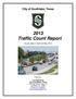 2013 Traffic Count Report