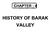 CHAPTER:j HISTORY OF BARAK VALLEY