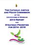 The Catholic Justice and Peace Commission Report. Strategic Priorities for
