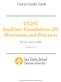 CC203 SoulCare Foundations III: Provisions and Practices