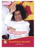 Sri Sathya Sai Bal Vikas, Sai Spiritual Education, Sathya Sai Education in Human Values. Special Issue