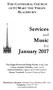 Services and Music for January 2017