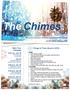 The. Chimes. Mark Your Calendar. Things to Think About in
