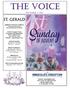 THE VOICE ST. GERALD DECEMBER 3, ROMAN CATHOLIC CHURCH A Servant Church Of The Archdiocese of Detroit