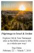 Pilgrimage to Israel & Jordan
