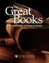 Great Books. The. at the University of Texas at Austin. Core Texts and Ideas. The Thomas Jefferson Center for the Study of
