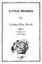 Little Women. Louisa May Alcott. Part 1 Chapter 17: Little Faithful