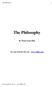 The Philosophy By Wang Yang-Ming Get any book for free on: