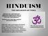 HINDUISM THE RELIGION OF INDIA