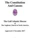 The Constitution And Canons. The Gulf Atlantic Diocese of The Anglican Church in North America