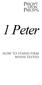 1 Peter. How to stand firm when tested