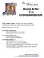 Moses & the Ten Commandments