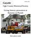 October Gazette. Ogle County Historical Society. Living history presenters at Autumn on Parade. More photos inside