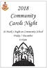 2018 Community Carols Night. St Mark s Anglican Community School Friday 7 December 6.45pm