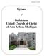 Bylaws Bethlehem United Church of Christ of Ann Arbor, Michigan
