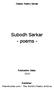 Subodh Sarkar - poems -
