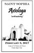 Saint Sophia. Axiologa. worth mentioning FEBRUARY 5, Sunday of the Publican and Pharisee: Triodion Begins Today