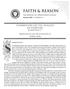 FAITH & reason. COMMENTARY ON THE ISOGOGE OF PORPHYRY By Sylvester Maurus, S.J. Summer 2003 Vol. XXVIII, No. 2