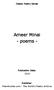 Ameer Minai - poems -