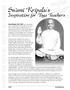 Swami Kripalu s. Inspiration for Yoga Teachers