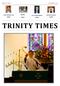 TRINITY TIMES NOVEMBER 2015 SEARCH YOUR MONTHLY BILL PAGE 2 RECTORY UPDATE PAGE 9 SR. WARDEN REPORT PAGE 6 PAGE 4 TRINITY TIMES