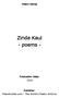Zinda Kaul - poems -