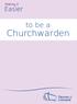 to be a Churchwarden