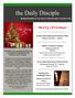 the Daily Disciple Monthly Newsletter of First Church of New Knoxville December 2018