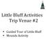 Little Bluff Activities Trip Venue #2. Guided Tour of Little Bluff Mounds Activity