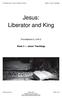Jesus: Liberator and King