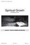 Spiritual Growth Foundations Unit 6