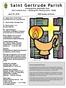 Saint Gertrude Parish A Pennsylvania Charitable Trust 303 Franklin Ave Vandergrift, Pennsylvania 15690