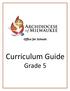 Office for Schools. Curriculum Guide Grade 5