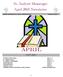 St. Andrew Messenger April 2018 Newsletter. April FEATURES