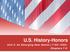 U.S. History-Honors. Unit 3: An Emerging New Nation ( ) Chapters 7-9