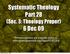 Systematic Theology Part Dec 09