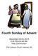 Fourth Sunday of Advent. December 22/23, :00 PM & 8:45 AM Holy Communion. First Lutheran Church, Kearney, NE
