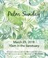 Palm Sunday. March 25, am in the Sanctuary. Hennepin Avenue United Methodist Church 511 Groveland Avenue, Minneapolis MN 55403