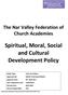 Spiritual, Moral, Social and Cultural Development Policy