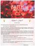 FAITH. news NOVEMBER By Pastor Gordon. A few weeks ago, during our Finding My Neighbor sermon series, I made the following comment