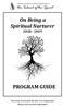 On Being a Spiritual Nurturer