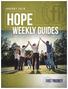 JANUARY Hope. Weekly Guides