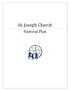 St. Joseph Church. Pastoral Plan